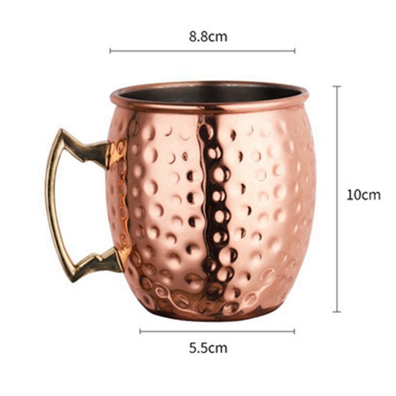 JHD 2X Moscow Mule Cup Stainle - Copper Cocktail Mug 评论和价格
