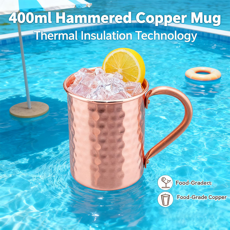 New 100% Copper Cups Pure Soli - Copper Cocktail Mug 评论和价格