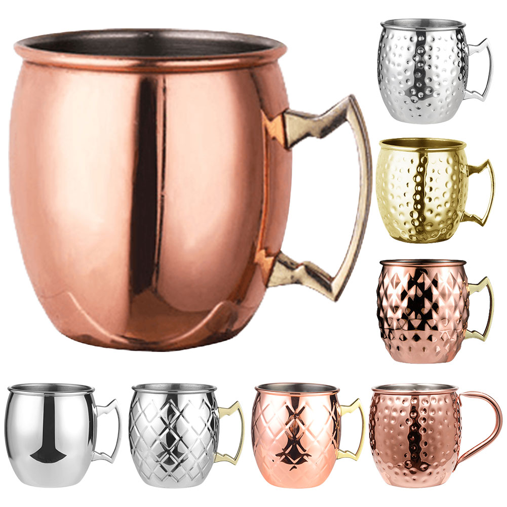 500ML Cocktail Wine Cup Moscow - Copper Cocktail Mug 评论和价格