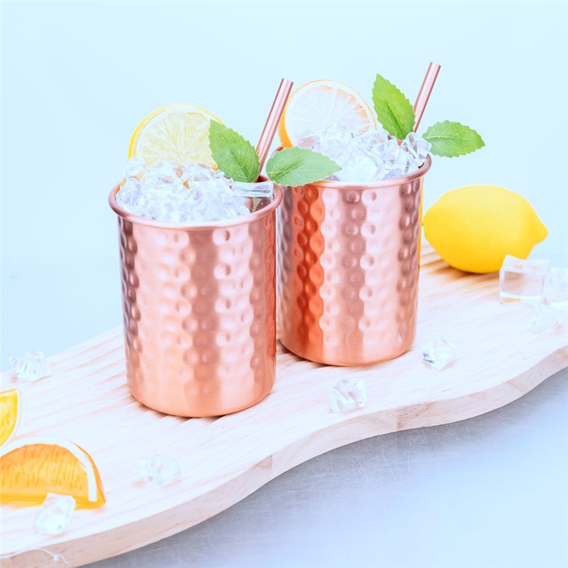 ABLU-2PC 400Ml Copper Color St - Copper Cocktail Mug 评论和价格